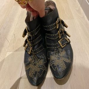 Chloe motorcycle boots